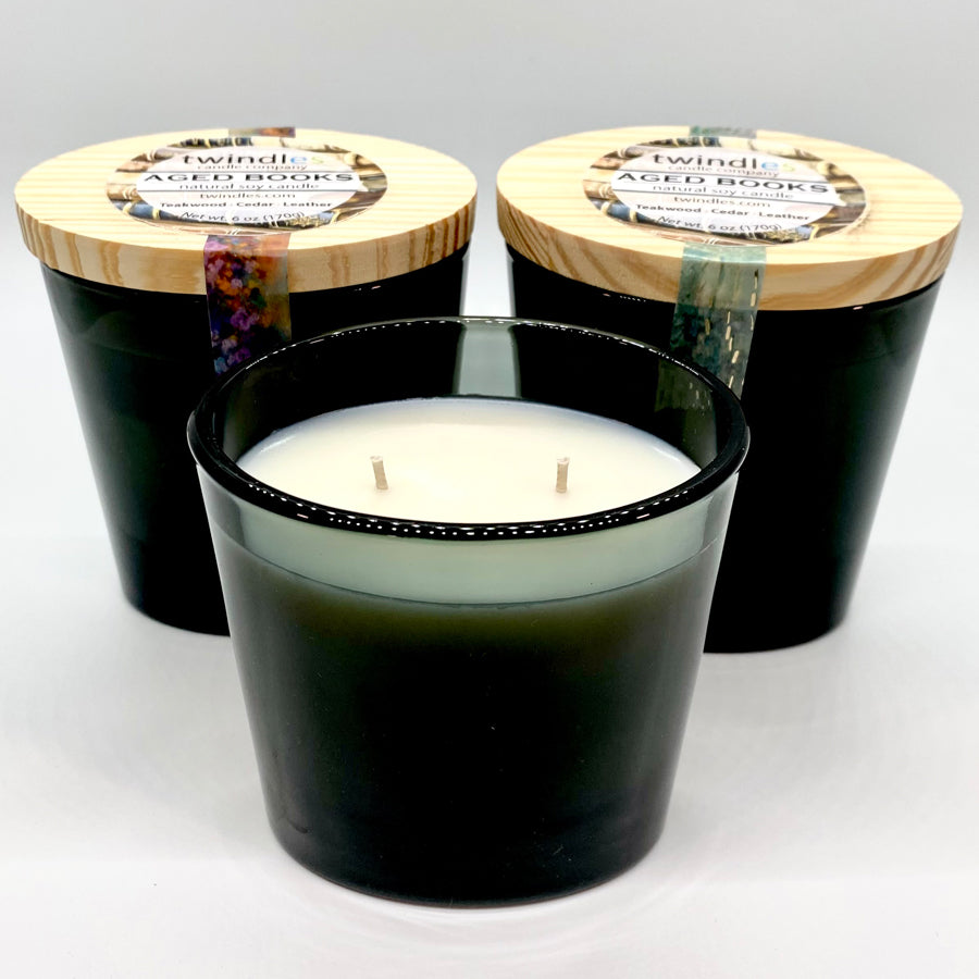 Aged Books Soy Candle
