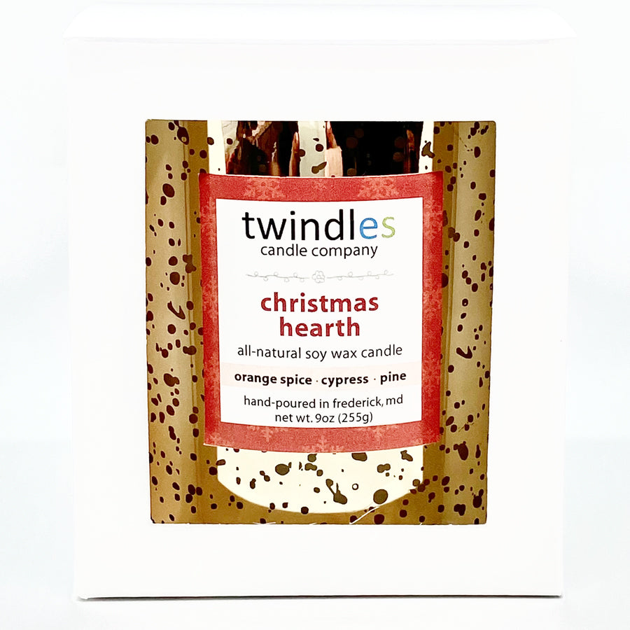 Christmas Hearth | Gold Speckled Tumbler