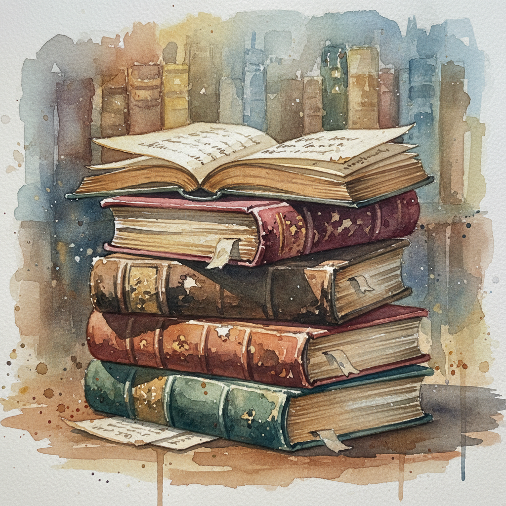 Aged Books Soy Candle