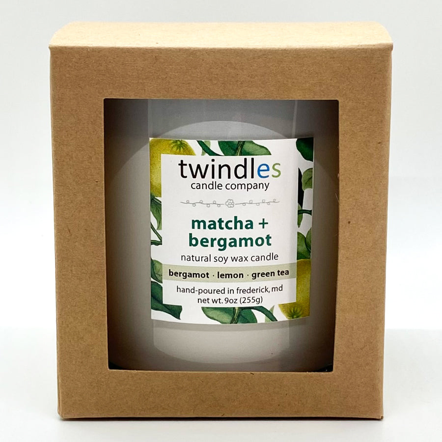 Matcha + Bergamot Soy Candle | 9 oz