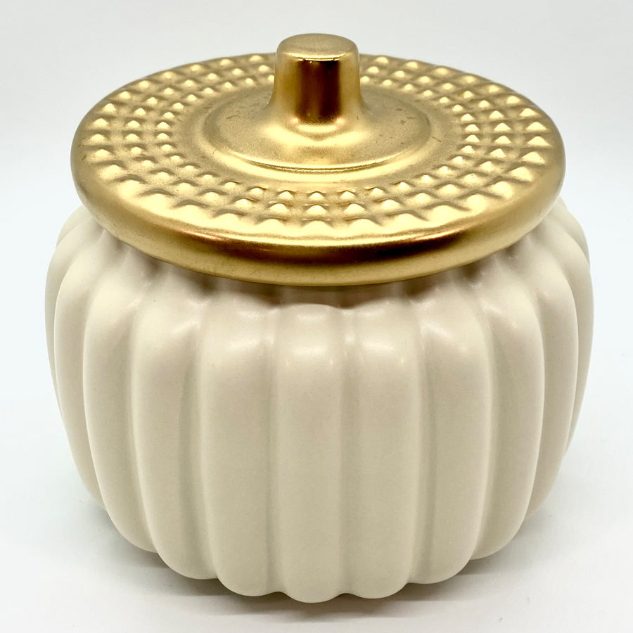 16 oz. Harvest Ceramic Pumpkin Jar