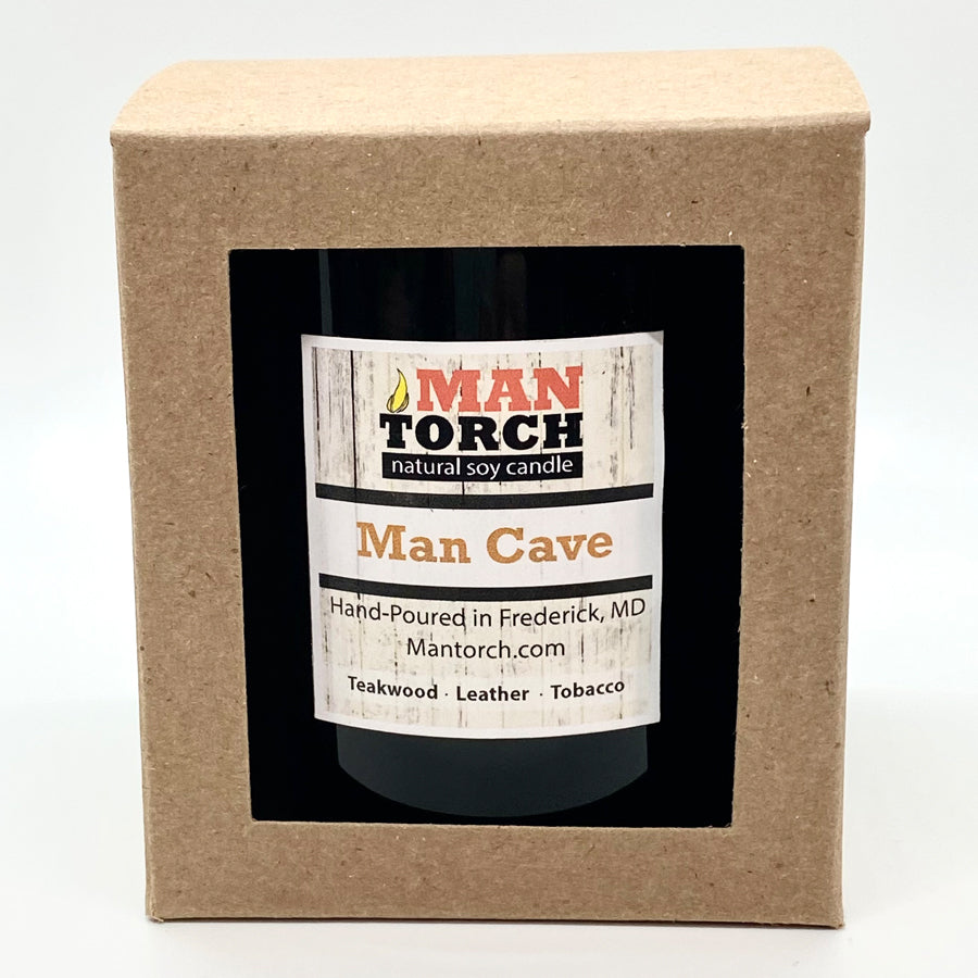 Man Cave Mantorch Soy Candle