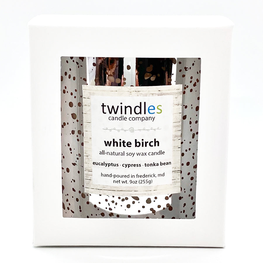 White Birch | Speckled Silver Tumbler