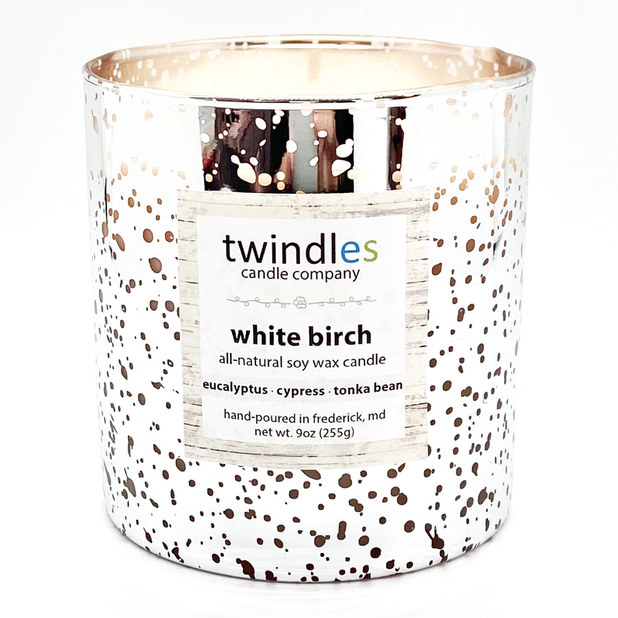 White Birch | Speckled Silver Tumbler