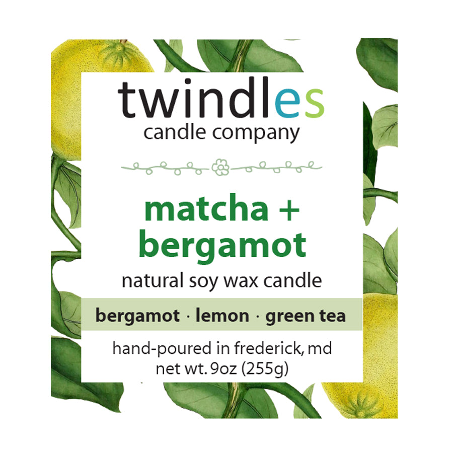 Matcha & Bergamot Soy Candle