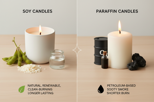 Soy vs. Paraffin Candles: What You Need to Know