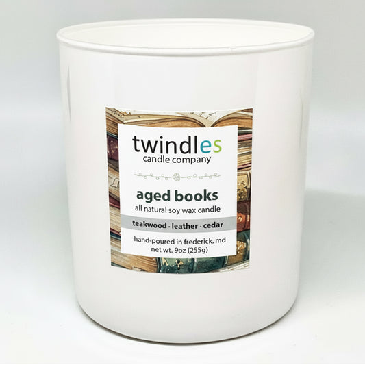 Aged Books Soy Candle