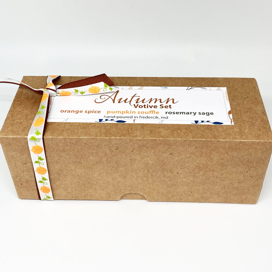 Autumn Votive Candle Set