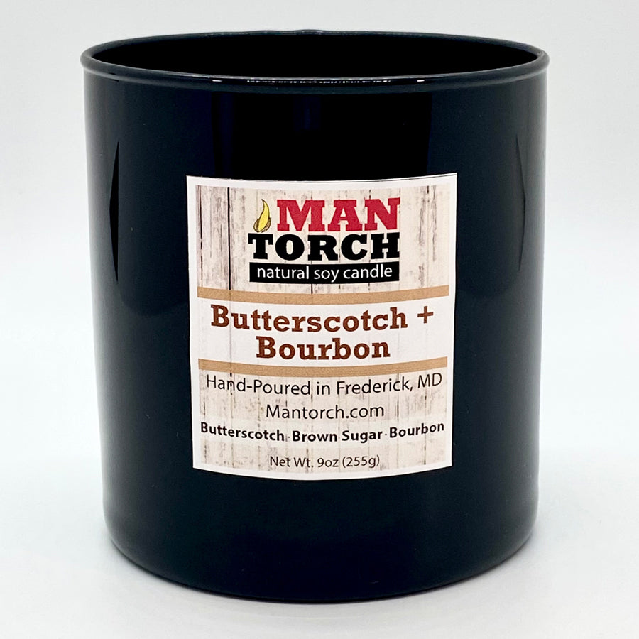 Butterscotch + Bourbon Soy Candle | 9 oz | Limited Old Glass