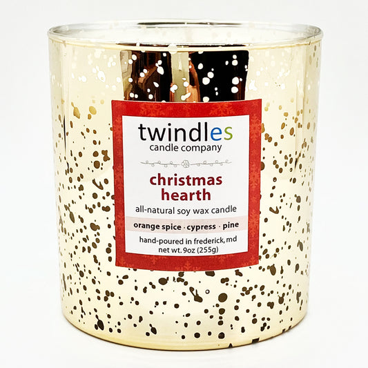 Christmas Hearth | Gold Speckled Tumbler