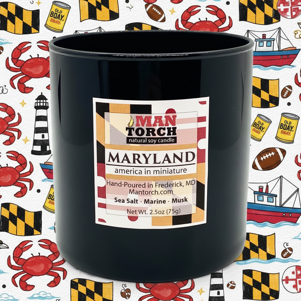 Maryland Mantorch Soy Candle