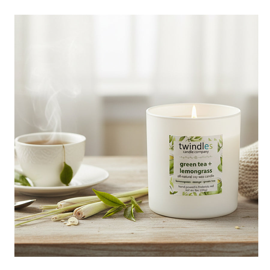 Green Tea & Lemongrass Soy Candle
