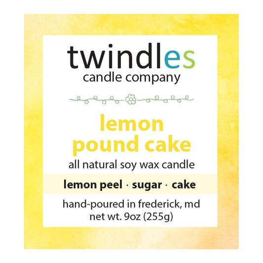 Lemon Pound Cake Soy Candle