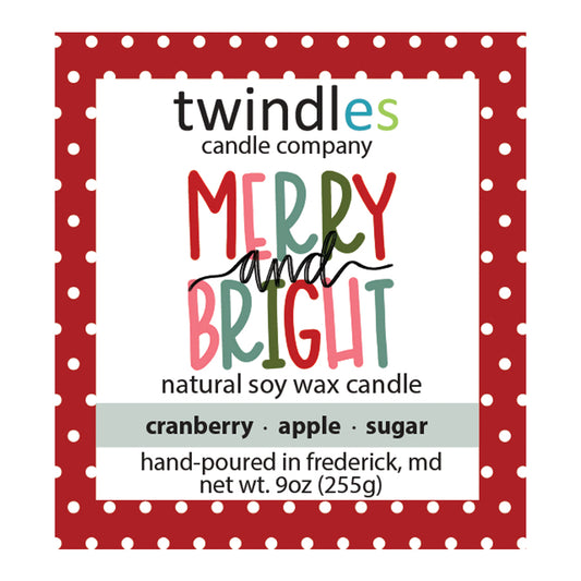 Merry + Bright 9oz Candle