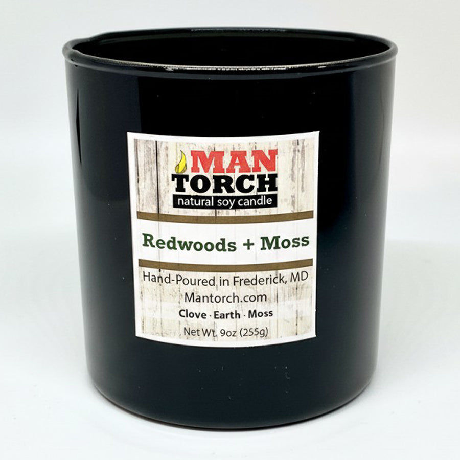Redwood & Moss Mantorch Soy Candle
