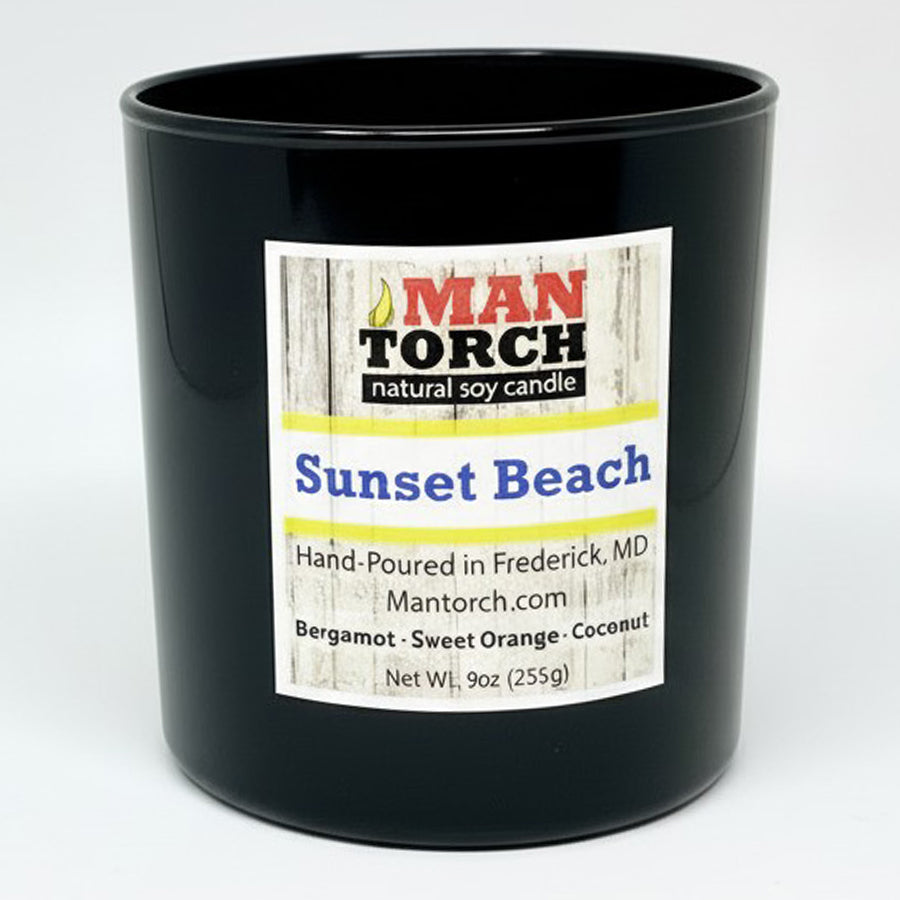 Sunset Beach Mantorch Soy Candle