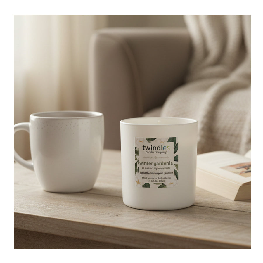 Winter Gardenia Soy Candle
