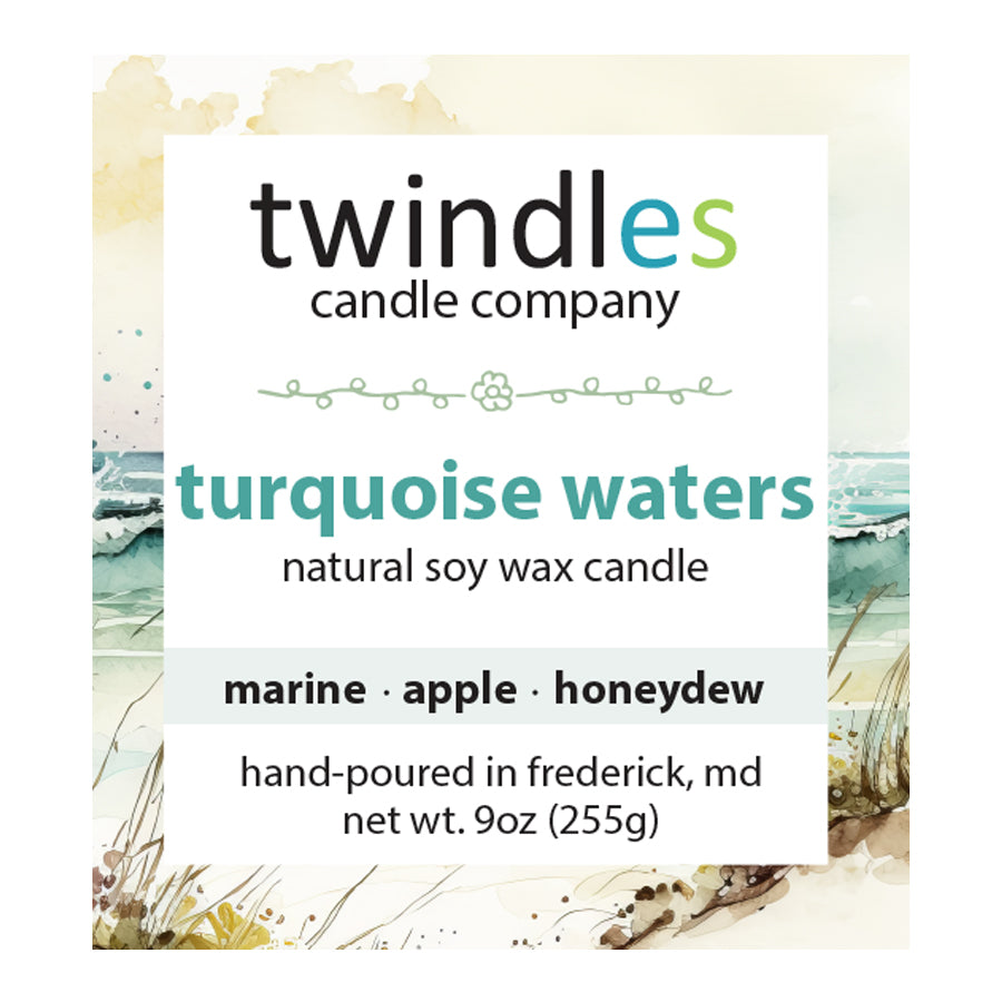 Turquoise Waters 9oz Candle