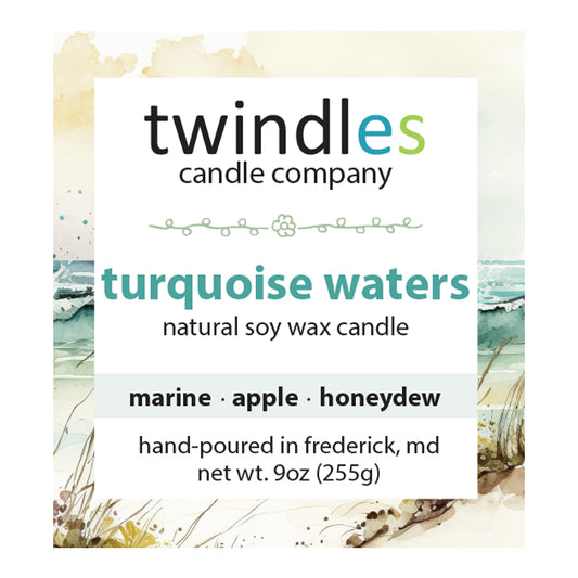 Turquoise Waters 9oz Candle
